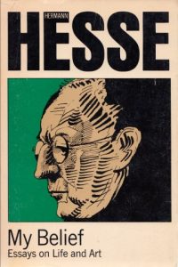 herman hesse cover for my belief out of print